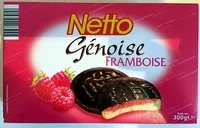 Mängden socker i Génoises fourrées framboise