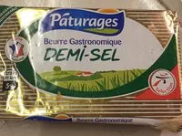Mängden socker i Beurre gastronomique Demi-sel