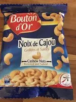 Mängden socker i Noix de cajou grillées et salées