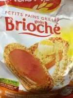 Mängden socker i Petits pains grillés goût brioché