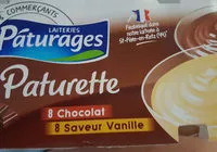 Mängden socker i Paturette 8 Chocolat 8 saveur Vanille