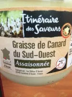 Mängden socker i Graisse de canard du sud ouest