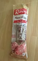 Mängden socker i Saucisson sec marcelou pur porc