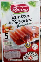 Mängden socker i Jambon de Bayonne 5tr.