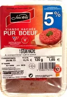 Mängden socker i Steak haché 5% MG