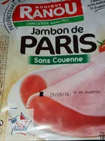Mängden socker i Jambon de Paris sans Couenne