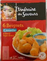 Mängden socker i 6 Beignets Crevette et Sauce Aigre-Douce