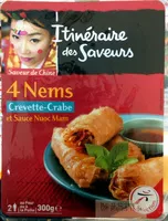 Mängden socker i 4 nems crevette-crabe et sauce nuoc mam