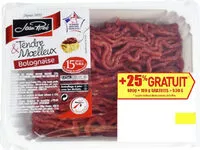 Mängden socker i Haché Bolognaise 15% MG