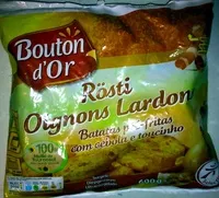 Mängden socker i Rösti oignons lardons