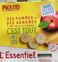 Mängden socker i Purée de fruits pomme banane