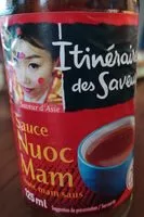 Mängden socker i Saveur d'asie - sauce nuoc mam