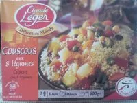 Mängden socker i Couscous aux 9 Légumes