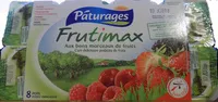 Mängden socker i Frutimax Yaourt aux fruits (pêche, abricot, fraise, cerise, ananas, framboise)Colorants d'origine naturelle - Sans conservateur - Lait Français* hors protéines de lait