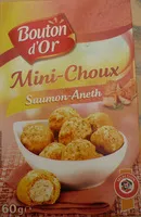 Mängden socker i Mini-Choux Saumon - Aneth