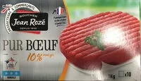 Mängden socker i Steak haché pur bœuf 10% MG