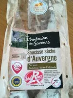 Mängden socker i Saucisse sèche d'auvergne label rouge