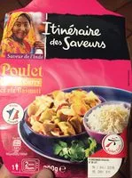 Mängden socker i Poulet sauce curry et riz basmati