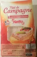 Mängden socker i Pâté de campagne