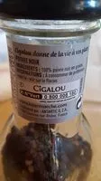 Mängden socker i épices Cigalou Poivre Noir En Grain