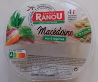 Mängden socker i Macédoine aux cinq légumes