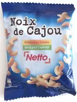 Mängden socker i Noix de Cajou grillées et salées