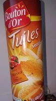 Mängden socker i Biscuits apéritif saveur paprika