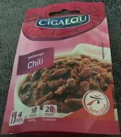 Mängden socker i Cigalou Mel.chili Mexicai