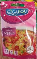 Mängden socker i épices Cigalou à Paella