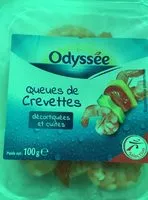 Mängden socker i Crevettes tropicales pto partiellement décortiquée