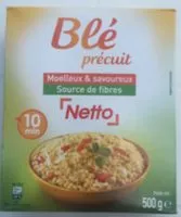 Mängden socker i Blé précuit 10 min