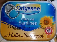 Mängden socker i Filets de sardines à l'huile de tournesol