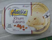 Mängden socker i Crème Glacée Rhum et Raisins Secs