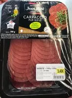 Mängden socker i Carpaccio pur bœuf huile d'olive et basilic