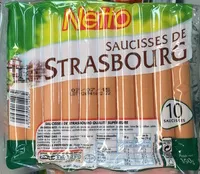 Mängden socker i Saucisses de Strasbourg