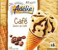 Mängden socker i Cône café ,Sauce au café  x6