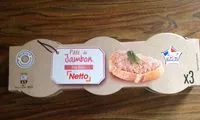 Mängden socker i pâté de jambon pur porc 1/10 x3