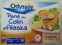 Mängden socker i Pané au colin d'Alaska Odyssée