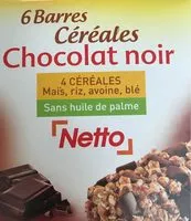 Mängden socker i Barres aux Céréales Chocolat Noir