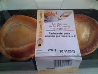 Mängden socker i Tartelette Poire Amande Pur Beurre X 2 Sélection Intermarché