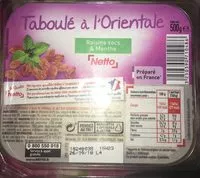 Mängden socker i Taboulé à l'orientale