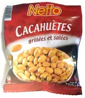 Mängden socker i Cacahuètes grillées et salées