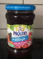 Mängden socker i Confiture allégée 4 fruits rouges