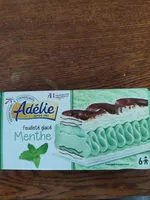 Mängden socker i Glace Menthe Avec Pâte à Glacer Au Cacao Et Copeaux De Chocolat Blanc
