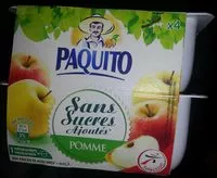 Mängden socker i Puree de fruits pommes sans sucre ajouté