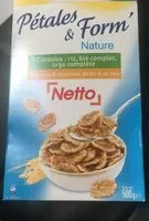 Mängden socker i Pétales & form' nature 375g