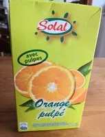 Mängden socker i Orange pulpé