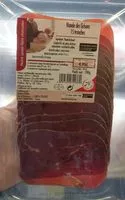 Mängden socker i Viande Des Grisons, La Portion De 15 Tranches
