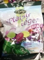 Mängden socker i Bonbons Le Plaisir léger sans sucres goûts fruits