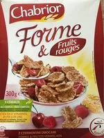 Mängden socker i Céréales forme fruits rouges